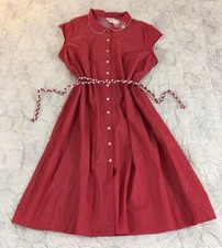 NEW Lanz of Salzburg Vintage Style Belted Button Front Dress Plus Sz 2X