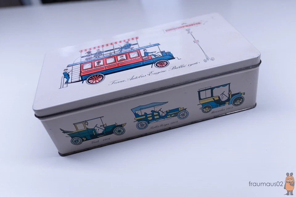 Retro Box Eduscho Kaffee Ostdeutschland Aufbewahrung Schachtel Weihnachten DDR - Bild 2 von 3