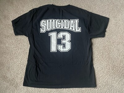 Suicidal Tendencies Band T-Shirt Men's L Black Number 13 Vintage