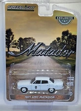 GREENLIGHT HOBBY EXCL HAZZARD ALLIED SECURITY 1971 AMC MATADOR REAL RIDERS!