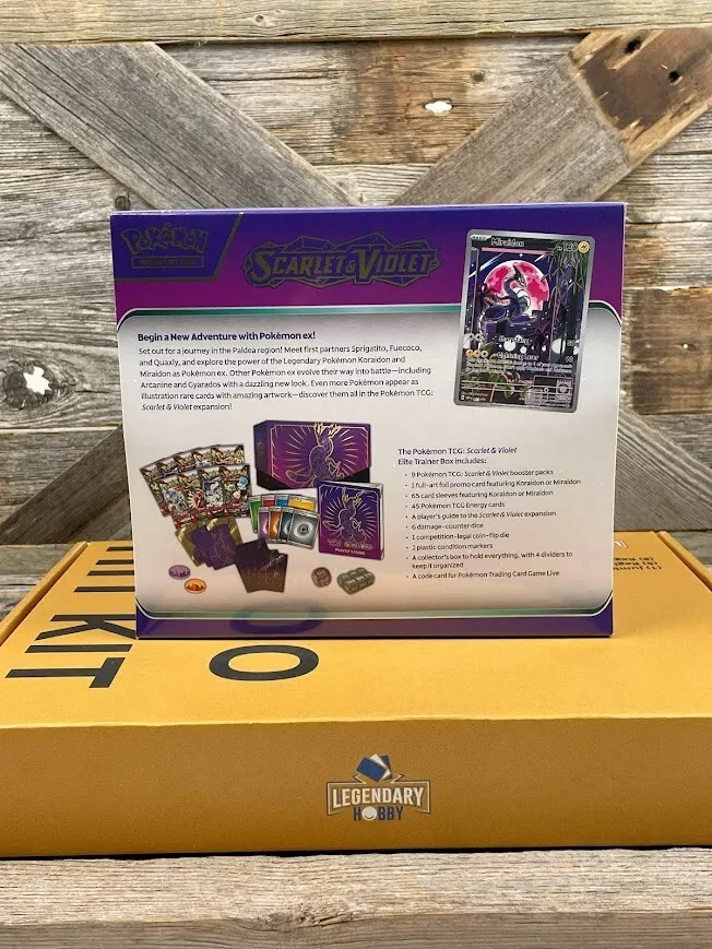 Scarlet & Violet Elite Trainer Box Miraidon - TCG Live Codes