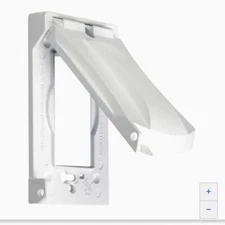 Hubbell Taymac Mx1050w 1-Gang WH Vertical/Horizontal 12-In-1 Weatherproof Flip