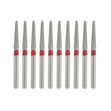 Dental Diamond Burs FG 856L/018F Round End Taper Fine Grit High Speed Burr