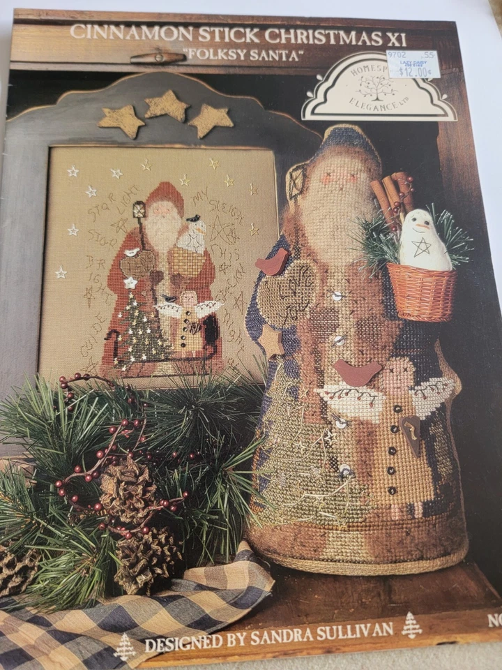 Cinnamon Stick Christmas 6 And 11 Cross Stitch  patterns - Image 2 of 4