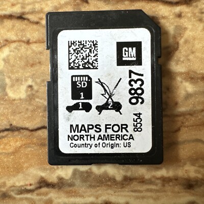 2018-2022 CHEVY GMC CADILLAC NAVIGATION SD MEMORY CARD 8554 9837