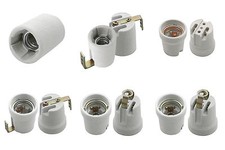 Fassung Keramik E27 E14 Lampenfassung Bügel Winkel Innengewinde LED Sockel