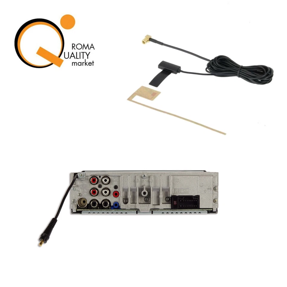 AUTORADIO ALPINE UTE 204 DAB USB AUX BT DAB+ Antenna inclusa 4x50 W Auto Radio - Immagine 3 di 3