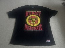 Brock Lesnar Shirt Mens XL Black WWE World Heavyweight Champion Beast Incarnate