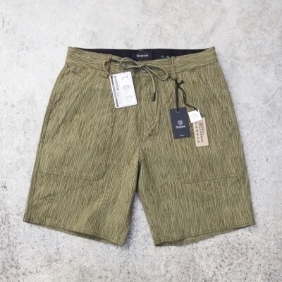 Brixton Prospect Service Short Muted Camouflage Green Size 32