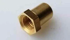 New GAS BURNER SCREW ON INJECTOR ORIFICE 0.64mm #57 BRASS HOOD LPG LP