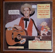 OMO THE HOBO RARE PARTY ALBUM NO. 3 COMEDY LP ADULT HILLBILLY VINYL VG+/VG+