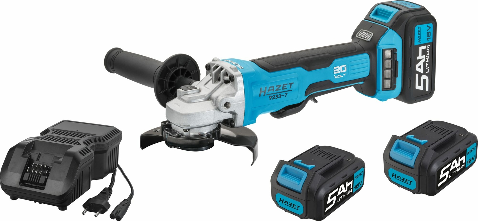 Image of Hazet 9233-7 cordless right angle grinder from hazet website