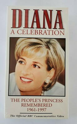 Diana: A Celebration The Official BBC Commemorative Video  (VHS, 1997) NEW NIP