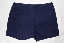 LAUNDRY Shelli Segal Cotton Stretch Shorts Navy SZ 2 5" Inseam NWT MSRP 89