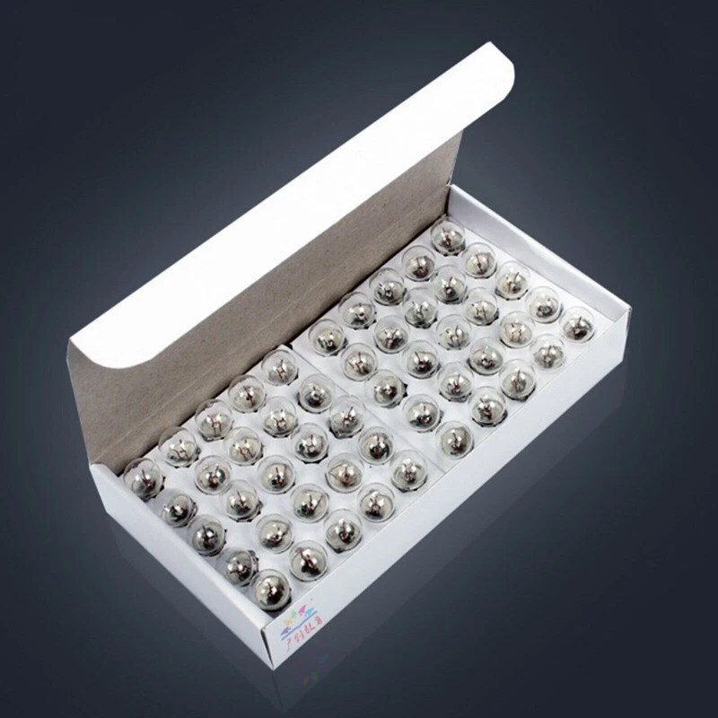 50x E10 DC 1.5V/2.5V/3.8V 0.3A/0.5A Warm White Light Bulbs, Miniature Screw Base - Image 2 of 4
