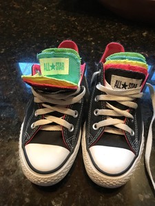 converse with different color tongues