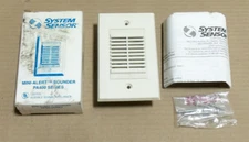 NEW SYSTEM SENSOR PA 400W mini alert sounder, white "AK"