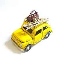 Modellino Auto d’Epoca Vintage in Metallo, da Collezione Retro Antico 11 cm