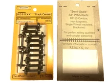 ReBoxx-2 33" HO Semi-scale wheels sets, 1.055" Axle Length, 12/ Pkg, NMRA RP-25