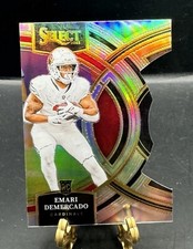 Emari Demercado 2023 Panini Select Premier RC Silver Die Cut Prizm #160