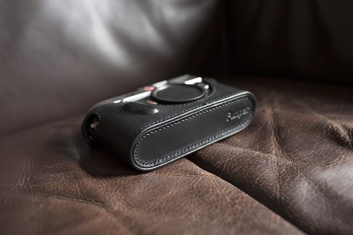 Handmade Genuine Real Leather Half Camera Case Bag Cover for Leica M6 MP - Picture 2 of 4