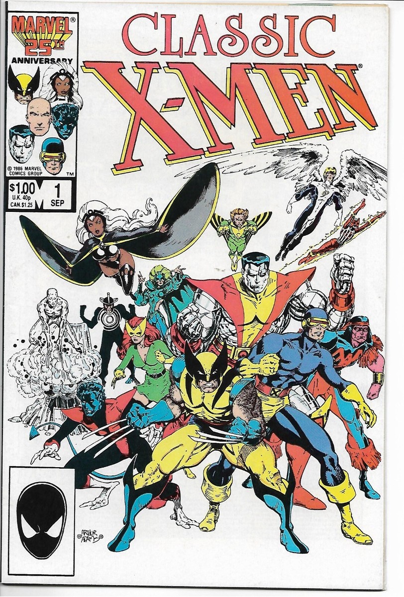 Classic X-Men #1 Reprints Giant Size X-Men #1 Marvel 1986 FN/VF | eBay