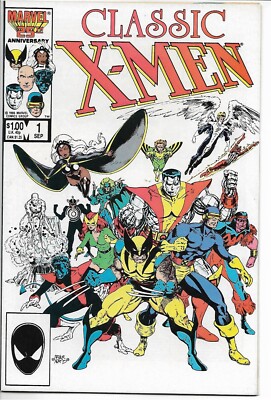 Classic X-Men #1 Reprints Giant Size X-Men #1 Marvel 1986 FN/VF | eBay