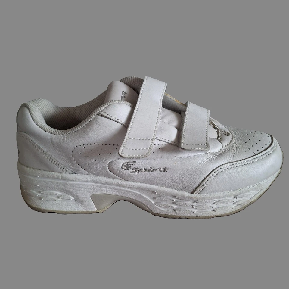 Spira Mujer Clásico Caminante Mujer Talla 6.5 Blanco Cuero Gancho Cierre Nuevo con Etiquetas Foto 2 de 4
