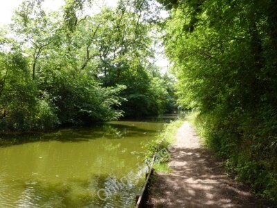 Foto 6x4 Lancaster Canal Lea Stadt sieht sehr aus wie Erbsensuppe um 2010