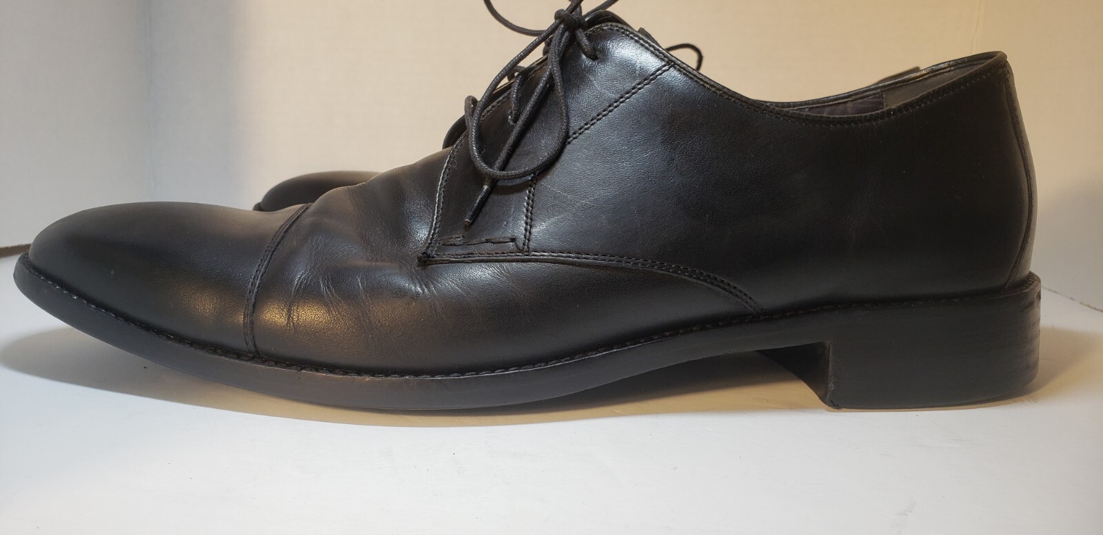 SAOLA Scarpe Cole Haan Lenox Hill con punta a cappuccio da uomo taglia 11 5 nere classiche Oxford C11630