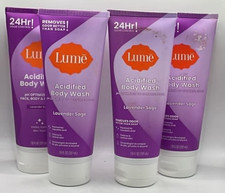 4PK Lume Acidified Body Wash  7 FL OZ Each  Lavender Sage  FAST SHIP  READ