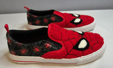 Marvel Spiderman Shoes for Boys Size 4 Red EUC