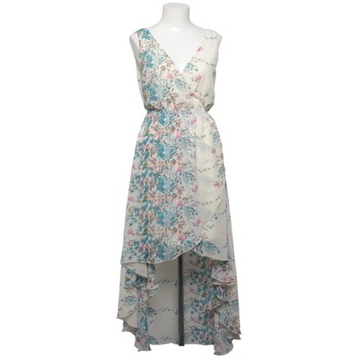 Dry Lake, Kleid, Größe: M, Bryony Print Long Dress, Beige/Mehrfarbig #iZj