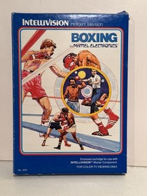 Intellivision Lot of 5 Games Snafu, Tennis, Boxing, Football, Baseball TESTED