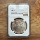 1882-S $1 Morgan Silver Dollar NGC MS63