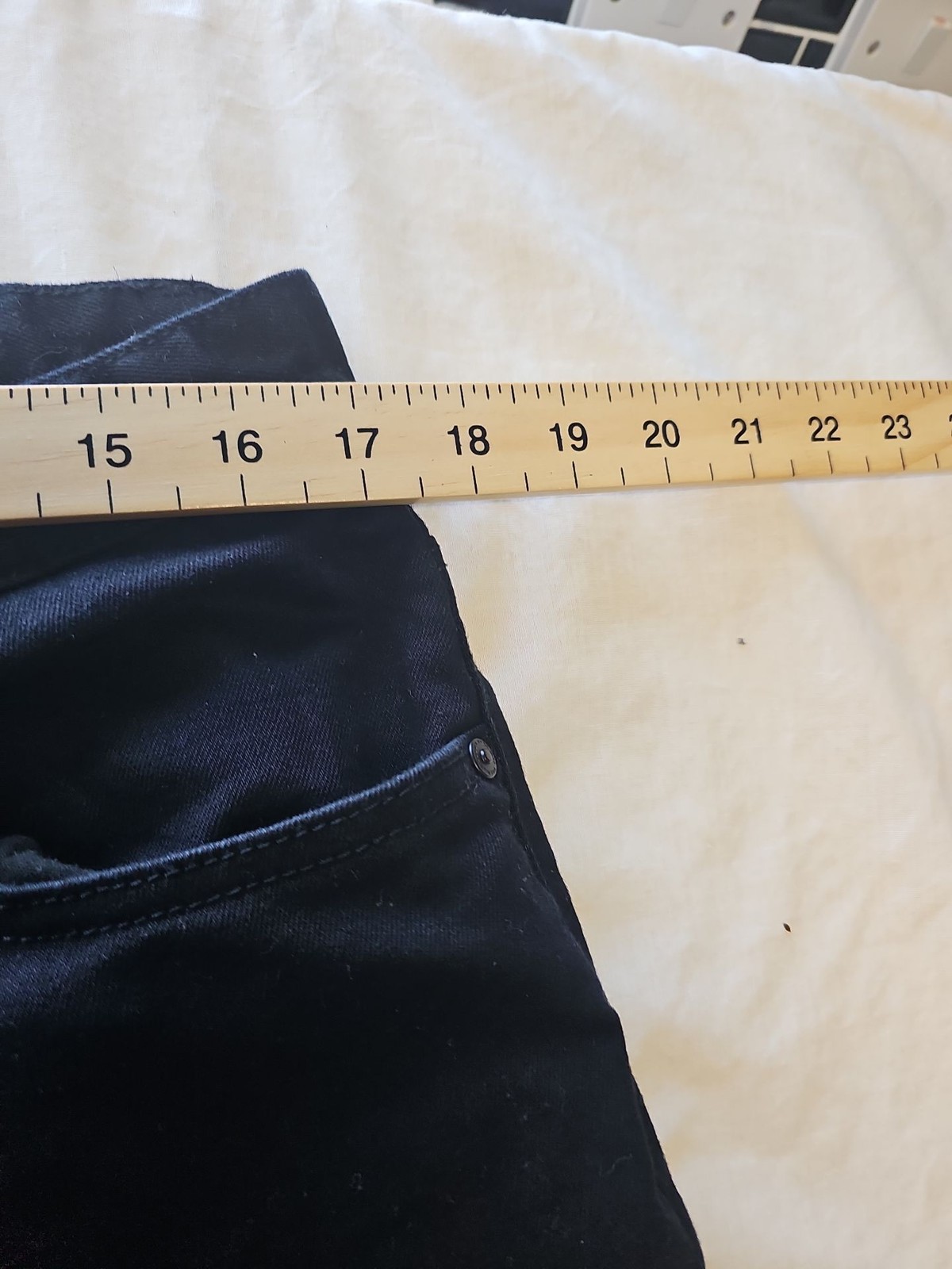Next Premium Straight Fit Men's Black Denim Jeans - 34L L32 K662 image 6