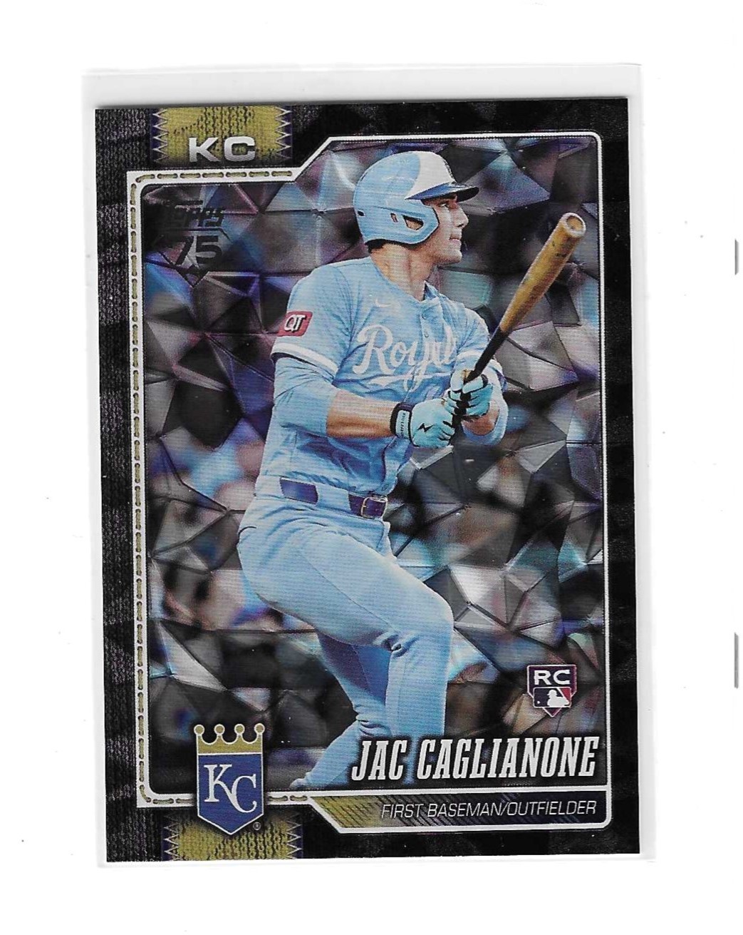 2026 Topps Series 1 - Black Diamante Foil #138 Jac Caglianone (RC) 06/10