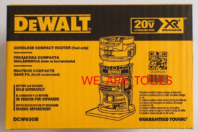 #ad DeWalt DCW600B 20V Max XR Brushless Compact Router Drill Variable Speed 20 Volt $129.97
