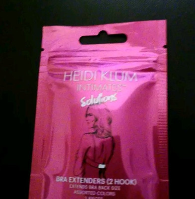 Bra Extenders 2 hook - 3 pieces Heidi Klum Intimates Solutions New In Package