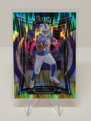 AMARI COOPER 2024 Panini Select Concourse Green & Yellow Shock Prizm #5 Bills