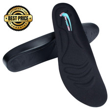 Height Increase Insoles Shoe Lift Inserts 1 Inch UP US Men's 7-11 , Black