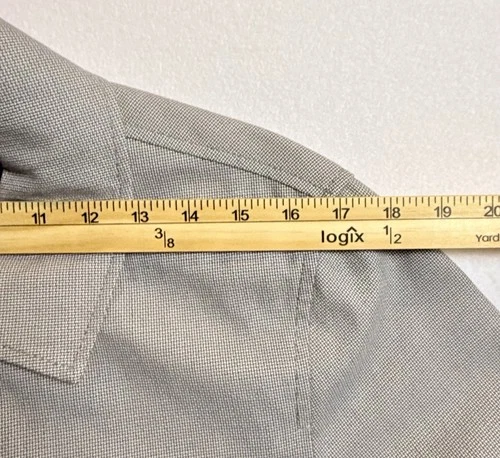 Banana Republic Men’s MAC JACKET-P Gray Lined Cotton Mac Jacket Button M image 11