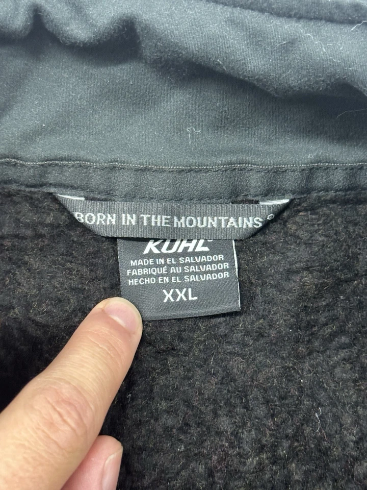 Kuhl Interceptr Sweater Mens XXL Navy Bl1/4 Zip Pullover Jacket Fleece Hiking - Image 3 of 4