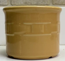 Longaberger Woven Traditions Butternut Yellow 1 pt Crock