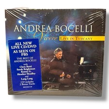 Vivere Live in Tuscany CD / DVD Andrea Bocelli New Sealed