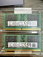 Samsung DDR5 32GB (2x16GB) 5600MHz Laptop SODIMM RAM Kit