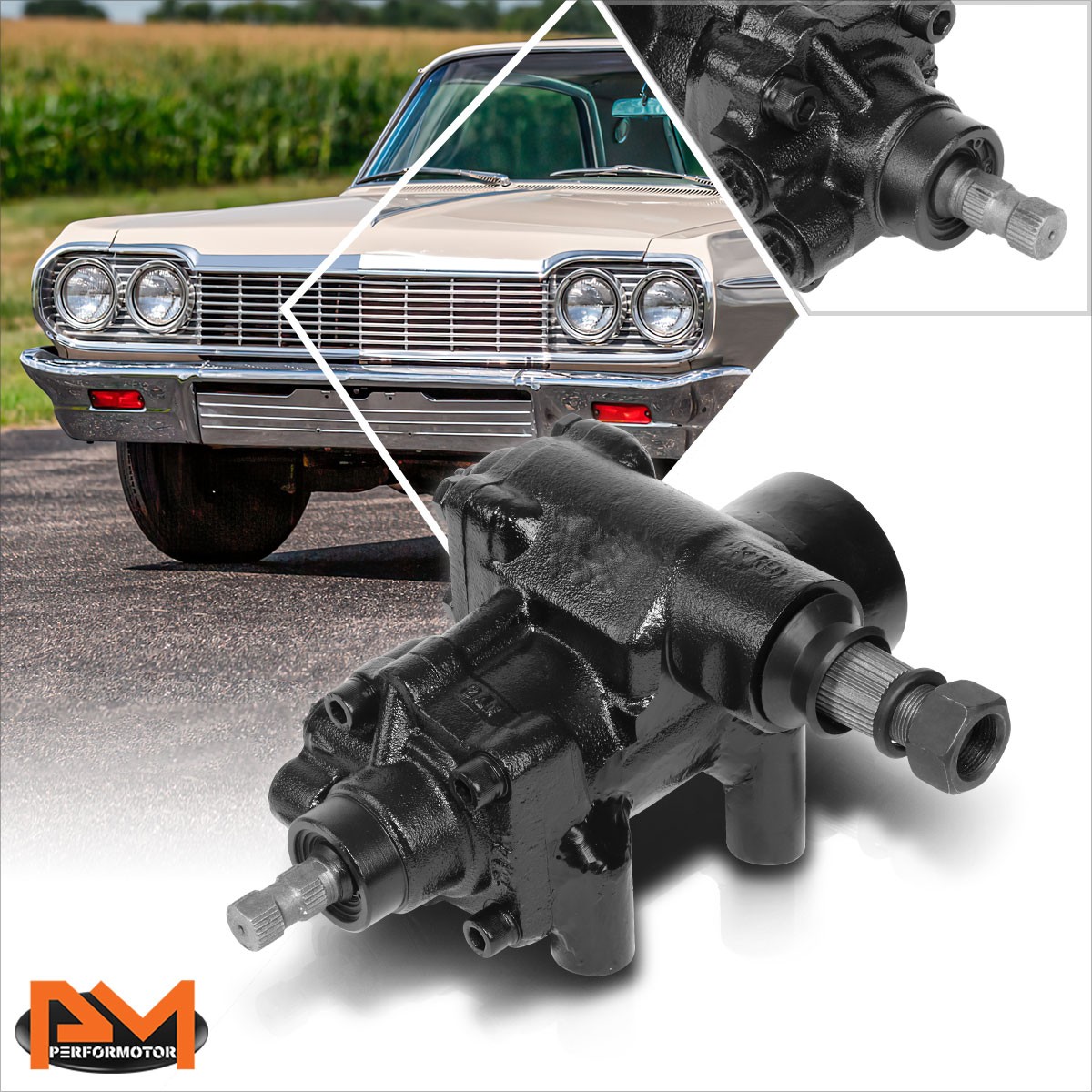 For 59-64 Bel Air/Biscayne/Impala 500-Series Power Steering