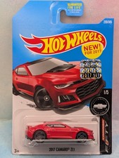 2017 Hot Wheels '17 CAMARO ZL1 #220✰red Chevy;gray pr5 🔥 Camaro Fifty✰ Factory