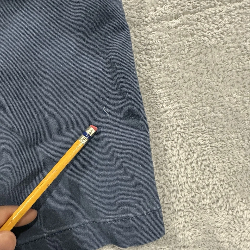 Volcom Chino Shorts Men 32 True to This Blue Preppy Summer Flat Front Modern Fit - Image 4 of 4