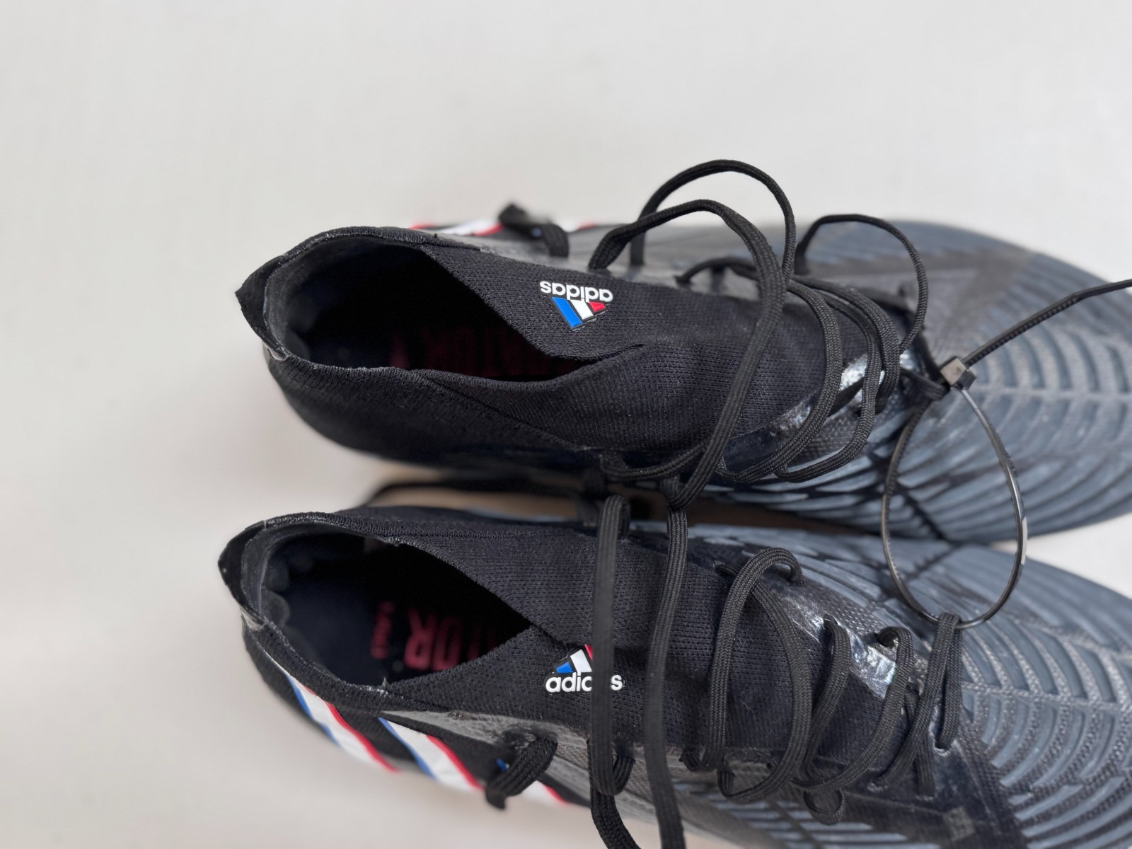 Adidas Predator Freak .3 FG Football Boots Black Red Blue Size UK 6.5 EU 40 image 4